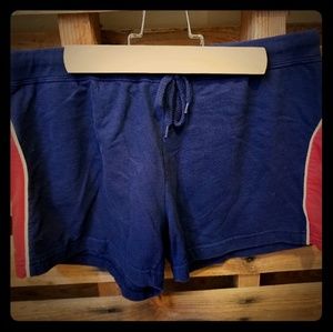 Blue-black Athletic Shorts